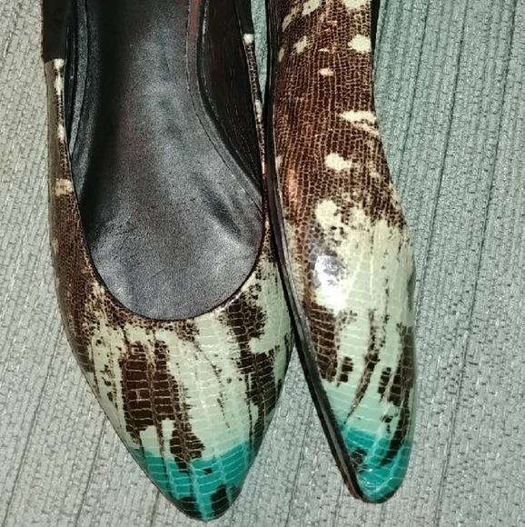 Theory Jade python leather flats - Picture 10 of 10